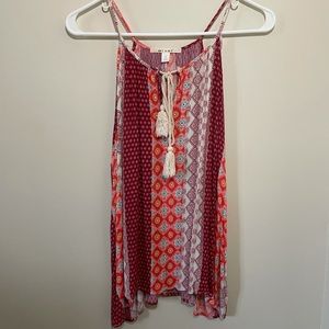 Francesca’s miami Stripe Tank Top